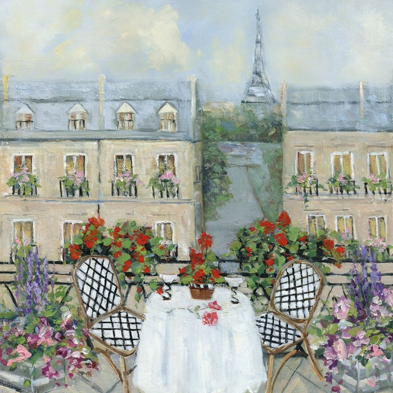 Paris Veranda Poster Print by Sally Swatland - Item # VARPDX41277